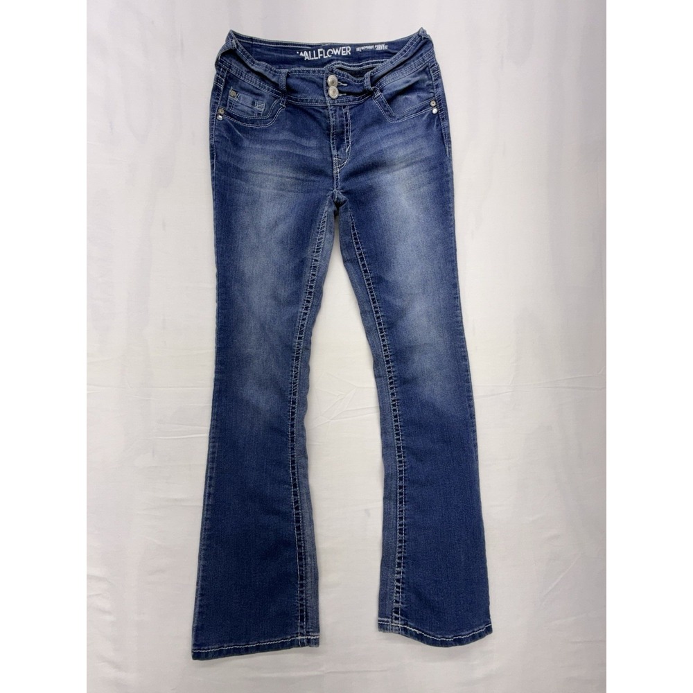 Wallflower Women's Size 5 Regular Blue Denim Jeans Curvy Fit